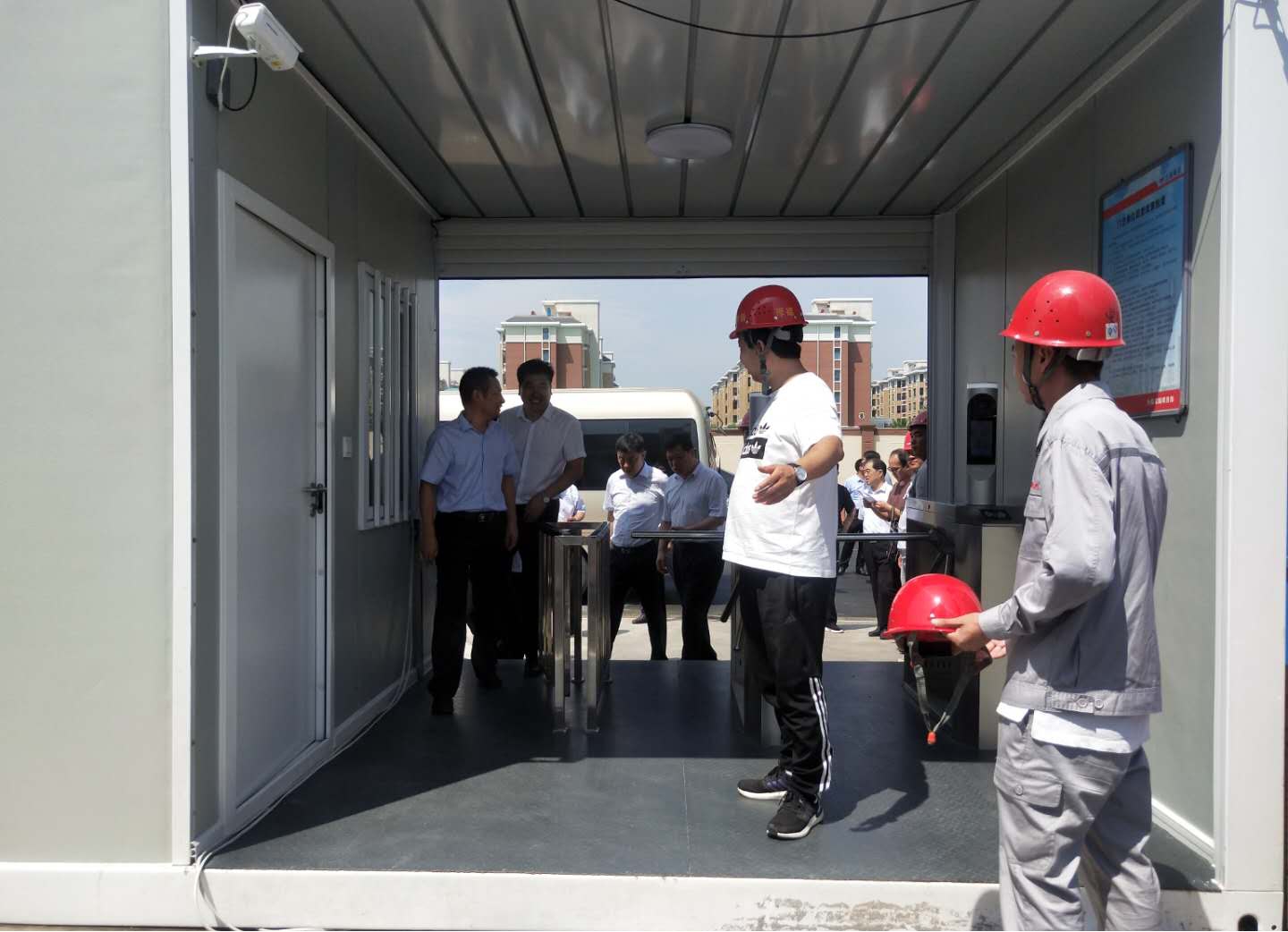 为福七期迎接市、区领导参观、调研工作